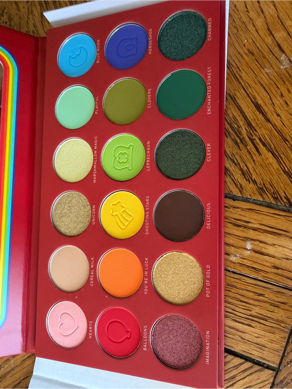 Morphe Lucky Charms Red Eyeshadow Palette